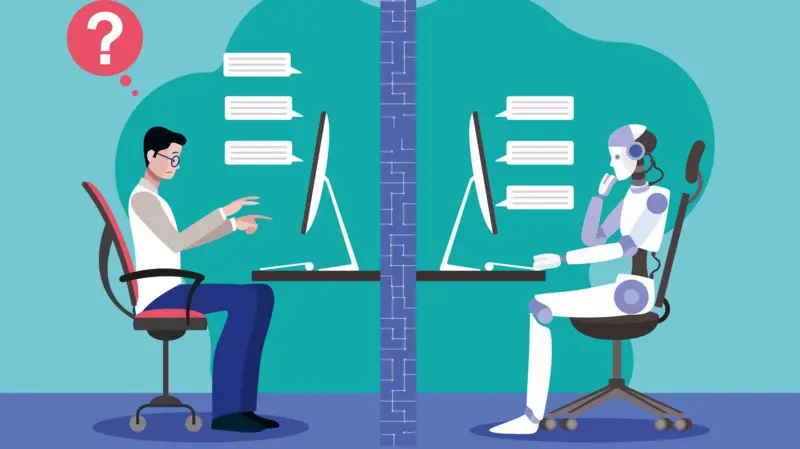 هل يمكننا التمييز بين التحدّث إلى البشر أو الذكاء الاصطناعي؟